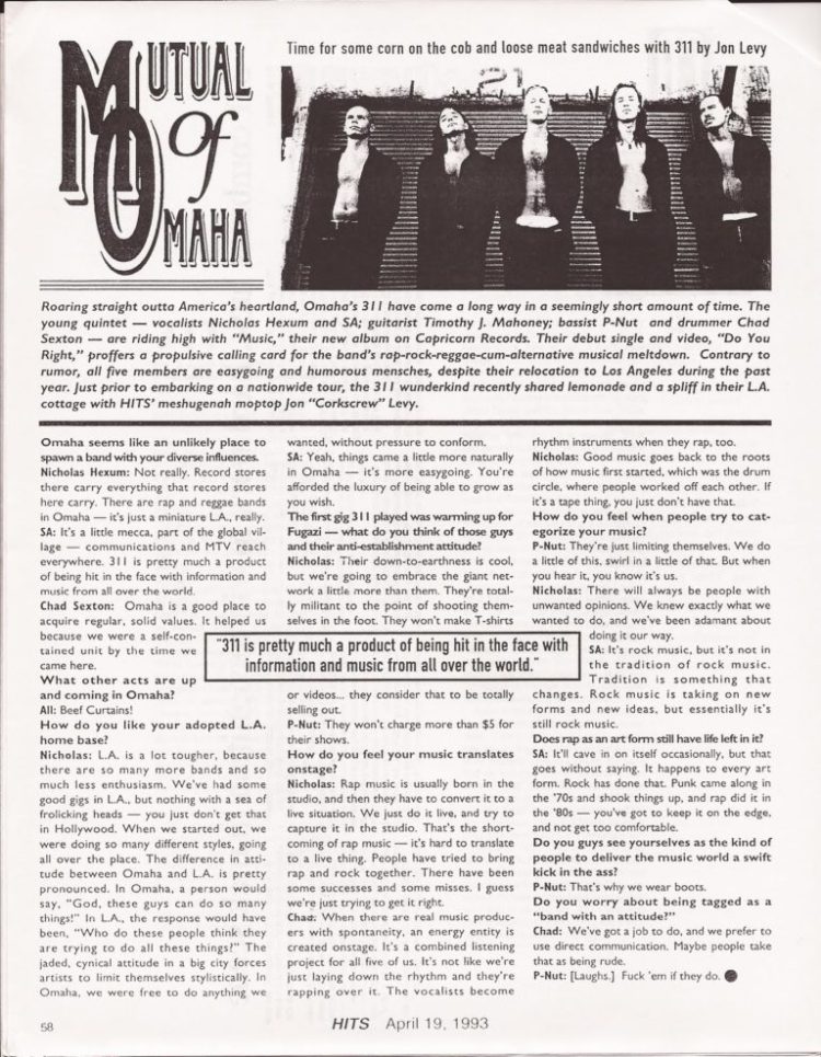HITS Magazine: April&nbsp;1993
