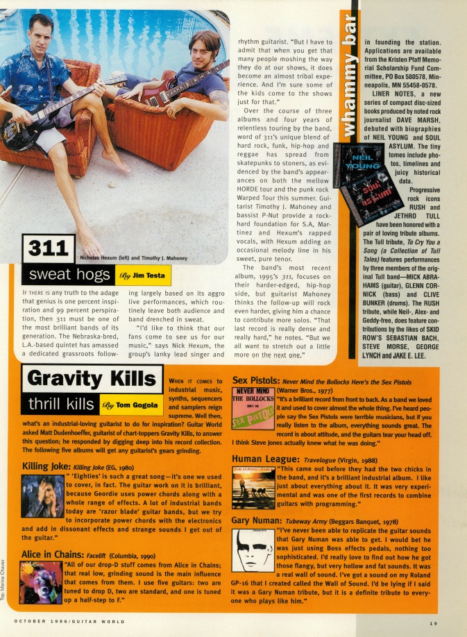 Guitar World Magazine: October 1996&nbsp;issue