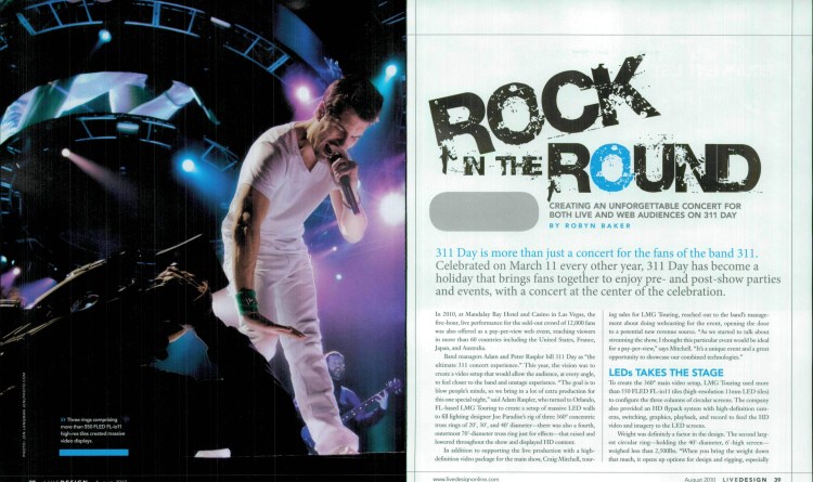 Live Design Magazine: August 2010&nbsp;issue