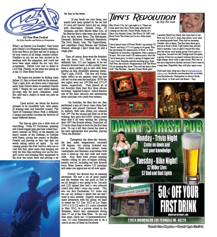 Detriot Live Magazine: 2011&nbsp;issue