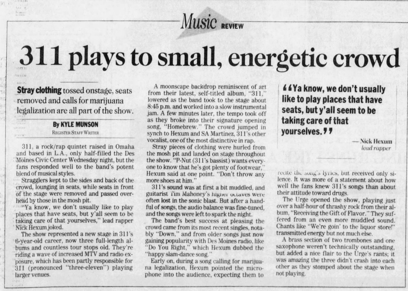 The Des Moines Register&nbsp;(6/13/96)