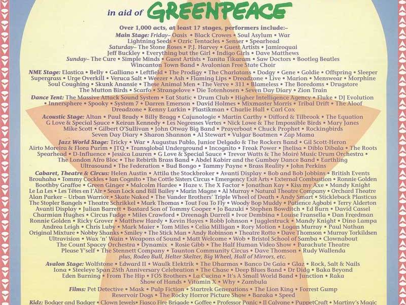 6/24/95 Glastonbury, England