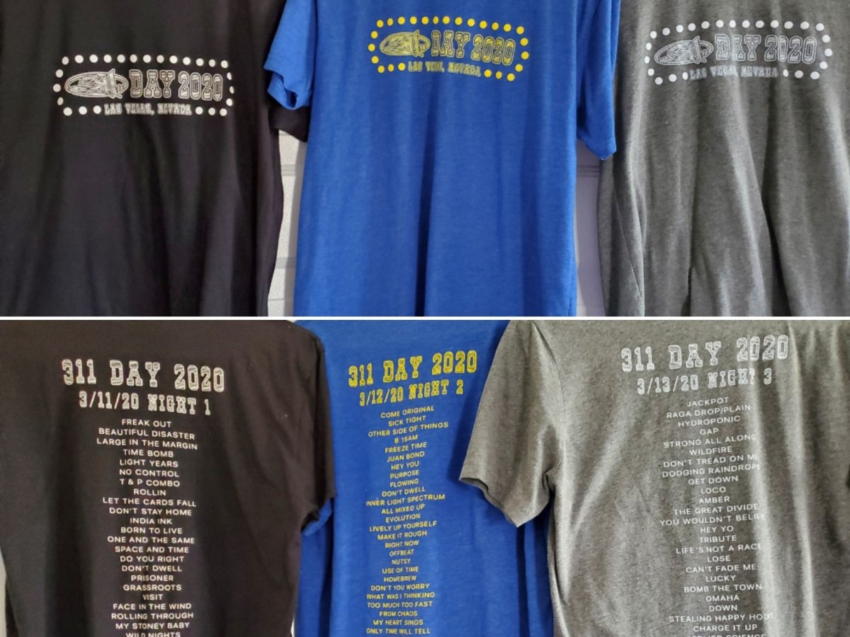 311 Day 2020 Set&nbsp;Shirts
